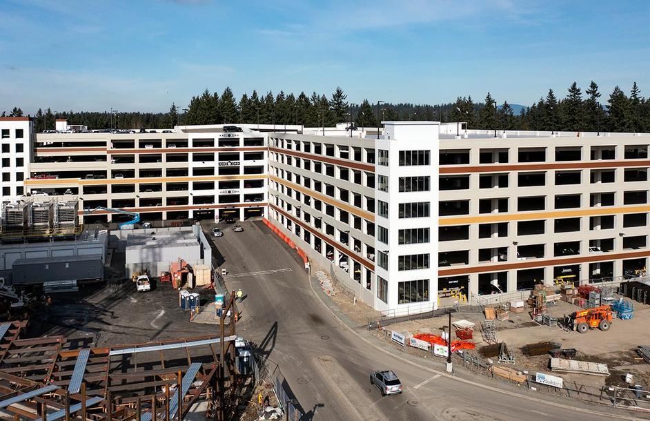 Muckleshoot Casino Parking Structure — cast-in-place parking structure, Auburn WA
