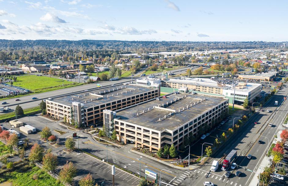 Emerald Queen Casino Fife Parking Garage — post-tensioned cast-in-place, Fife WA