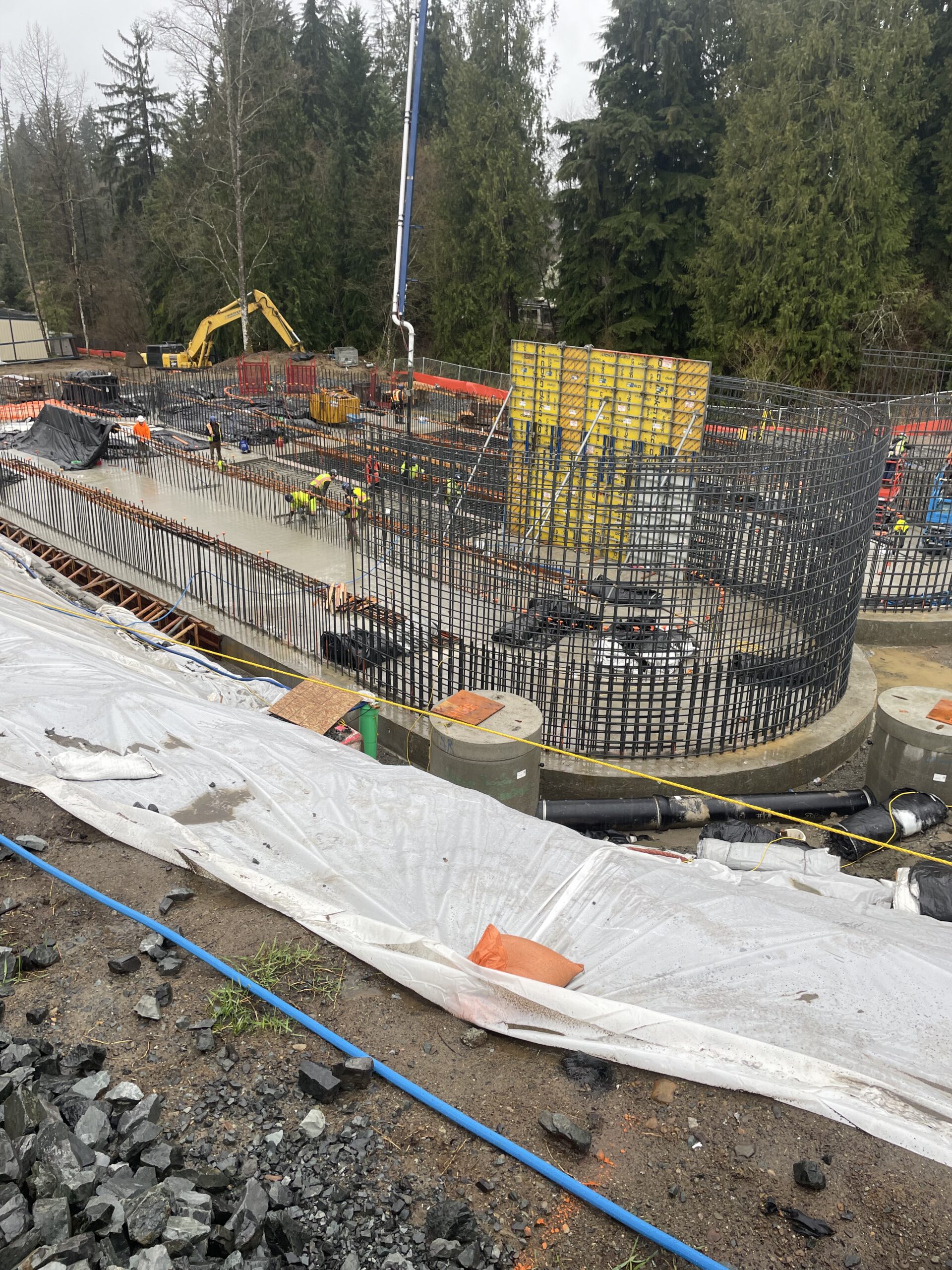 Granite Falls Wastewater Treatment Facility — cast-in-place and finishing, Granite Falls WA