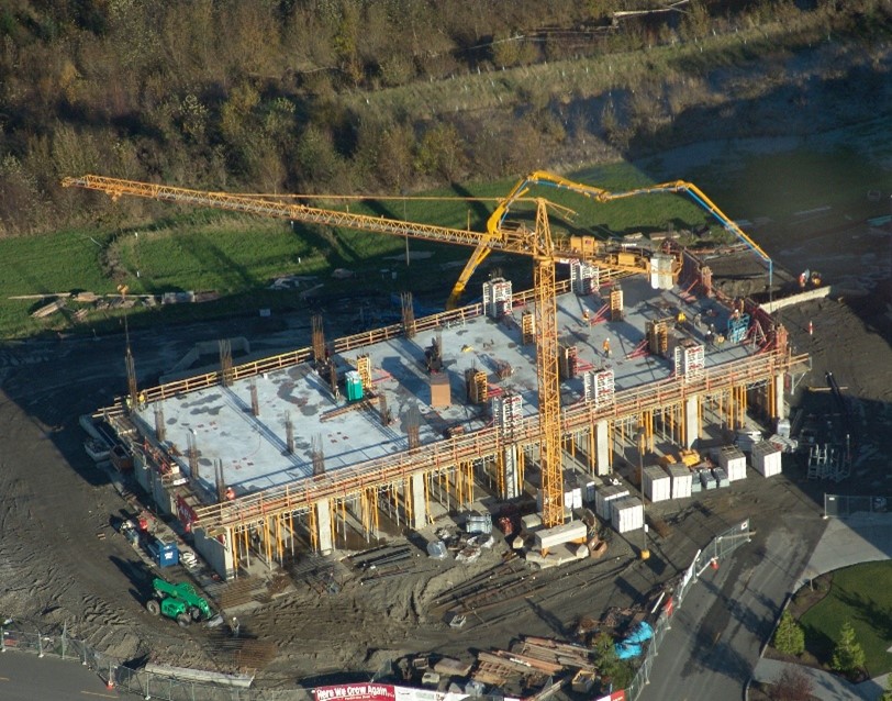 SAK Builders integrated concrete operations — Silver Reef Hotel & Casino, in progress